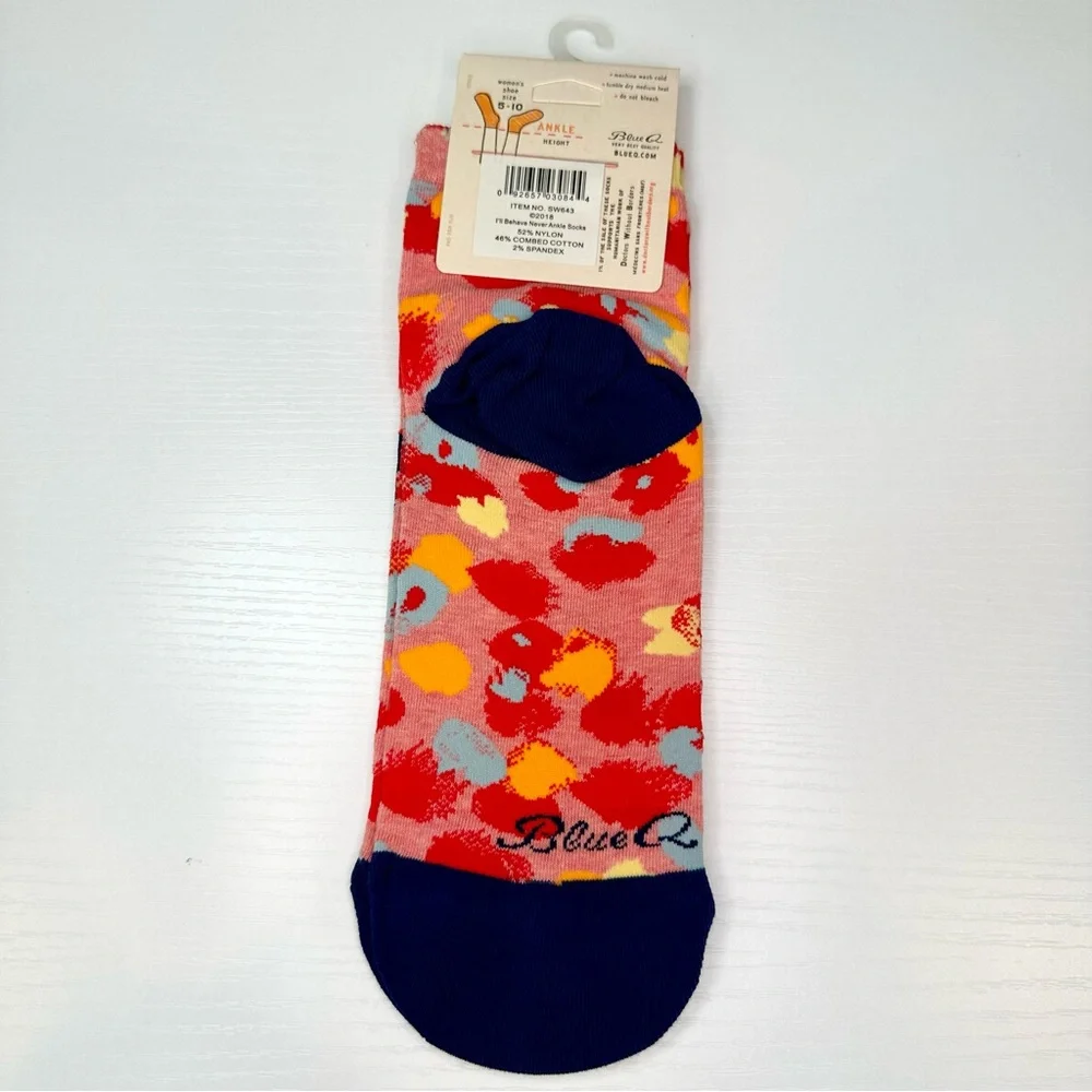 Blue Q I’ll Behave Never Ankle Socks, Women’s